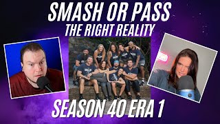 SMASH OR PASS The Challenge Season 40 ERA 1 [upl. by Rezeile]