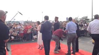 Trainwreck red carpet arrivals in Akron [upl. by Hazen]