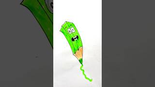 easy kids cartoon drawing ✏️ trending funny comedy fun kids drawing art viralvideo yt easy [upl. by Ahsyle]