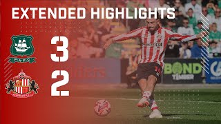 Extended Highlights  Plymouth Argyle 3  2 Sunderland AFC [upl. by Johannah]