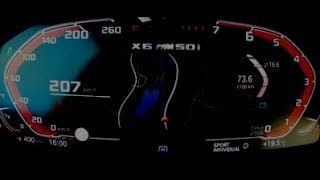 2020 BMW X6 M50i G06 530 HP Acceleration 0200 kmh [upl. by Luapnaes]