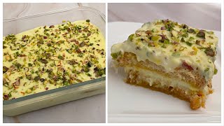 15 Minutes Dessert Recipe With 2 Cups Of Milk  Instant Malai Cake 15 मिनट मे बहुत स्वादिष्ट मिठाई [upl. by Staley]