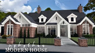 Bloxburg Suburban Family Home  Housebuild  ROBLOX bloxburg [upl. by Aihpos]