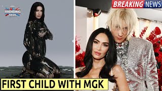 Megan Fox is PREGNANT Star expecting first child with Machine Gun Kelly [upl. by Quigley]