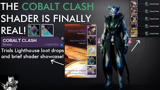 Destiny 2 Trials of Osiris  Cobalt Clash Shader Dropping FINALLY First Final Shape Flawless [upl. by Aihcats]