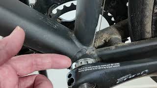 identify Shimano Hollowtech 2 Bottom Bracket [upl. by Nner]