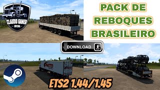 Download Pack de Reboques Brasileiros Via Steam Ets2 144145 [upl. by Medor]