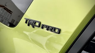 Some measurements on the 2022 4Runner TRD PRO in Lime Rush [upl. by Kopple]