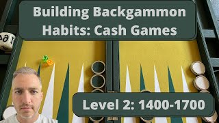 Building Backgammon Habits Level 2 Cash Games [upl. by Yahsram]