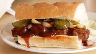 McDonalds McRib Sandwich  Homemade VeganVegetarian [upl. by Rintoul439]