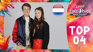 TOP 4  JUNIOR SONGFESTIVAL 2023  THE NETHERLANDS  JESC 2023 [upl. by Imoan]