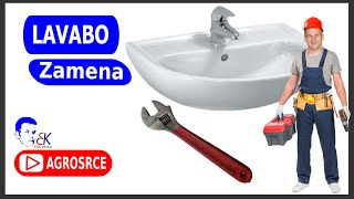 LAVABO ZAMENA Kako zameniti lavabo [upl. by Nonnek]