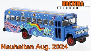 Brekina Modellauto Neuheiten August 2024 [upl. by Kermit]