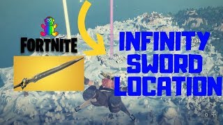 Fortnite  SWORD LOCATION SEASON 7  WHERE IS INFINITY BLADE [upl. by Coffey]