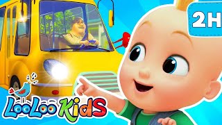 🚌Wheels on The Bus  S4EP68 Dance Along Super Mix  LooLoo Kids Songs for Kids [upl. by Nabla]