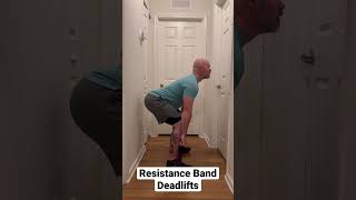 Resistance Band Deadlifting deadlift resistancebands homeworkouts [upl. by Silin221]