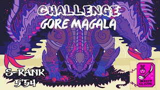 ┌MHXMHGEN┘ Trainingsschool  Challenge Gore Magala  SRank Solo  554 Insect Glaive [upl. by Muiram632]