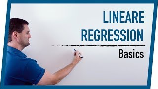 Einfache Lineare Regression Basics  Statistik  Mathe by Daniel Jung [upl. by Aicatsanna]