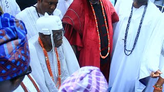 Oriyomi Hamzat Issues Warning as 89YearOld Olubadan Walks Majestically At Coronation [upl. by Nylidam]