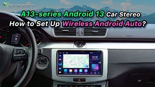 How to Set Up Wireless Android Auto  Eonon A13 Series Android 13 Car Stereo [upl. by Emanuele]