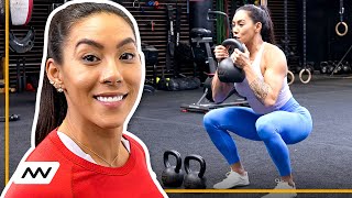 Full Body Kettlebell HIIT Workout HannahEdenFitness [upl. by Eatnoled]