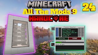 Fission Reactor All The Mods 9 Hardcore EP24 [upl. by Enitnatsnoc]