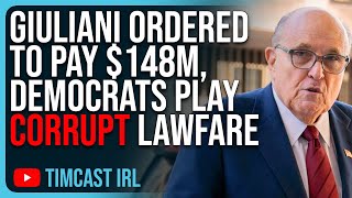 Giuliani Ordered To Pay 148M Democrats Play Corrupt Lawfare [upl. by Garald]