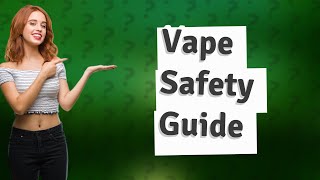 Are vape batteries safe [upl. by Stacia]