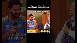 Rohit sharma funny moments hitman cricketlover music song trending viralshorts [upl. by Adikam]