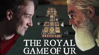 Tom Scott vs Irving Finkel The Royal Game of Ur  PLAYTHROUGH  International Tabletop Day 2017 [upl. by Arbed731]