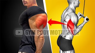 8 Best Tricep Exercises for Bigger Arms  Gym Body Motivation [upl. by Eraste]