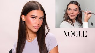 Recreating Kendall Jenner’s Vogue Makeup Tutorial [upl. by Micaela658]