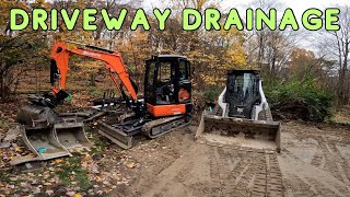 Installing New Drainage UNDER a Driveway [upl. by Ditter]