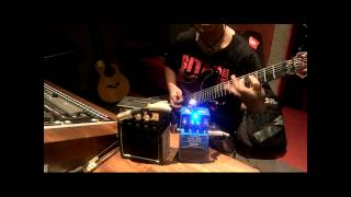 Pupun Dudiyawan  Play my lick on Schecter C7 Hellraisser FR sustainiac [upl. by Ailecra]