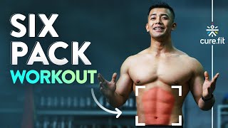 SIX PACK WORKOUT In 12 Minutes  6 Pack Abs Workout At Home  How To Get Six Pack Cult Fit CureFit [upl. by Ecidna957]