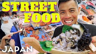 Amazing Japan Street Food Fish Market Tour in Okinawa [upl. by Bechler]