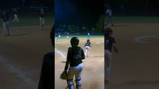 shorts Fastpitch Drama Runners Controversial Slide Into Home Plate ⚾️ SoftballShorts [upl. by Eresed]