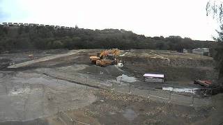 Kirklees College New Engineering Centre  Timelapse Progress December 2011 [upl. by Hakym]