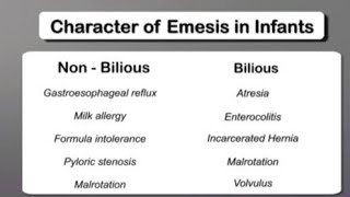 bilous vs non bilious vomiting  high yield flashcards [upl. by Abbe]