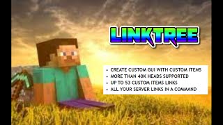 LinkTree Plugin Free  Minecraft Plugins [upl. by Boyer587]