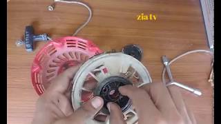 25 kva Generator Pull Starter SPRING Install Method  URDU  HINDI [upl. by Wilbur56]