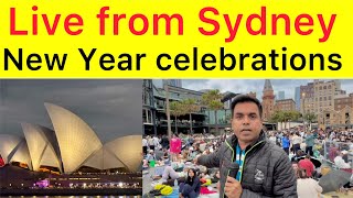 Live from Sydney New year celebrations Sydney Australia New year 2024 fireworks Live Sydney [upl. by Kimberly]