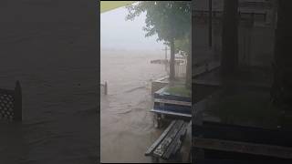 Heavy Rainfall River level is above WarningFlood situation Koel River travel youtubeshorts [upl. by Ulric240]