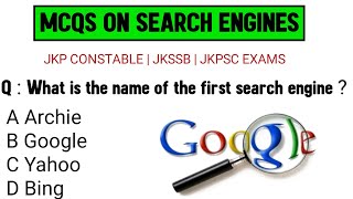 SEARCH ENGINE  IMPORTANT MCQS  FOR JKP CONSTABLE EXAM  COMPUTER MCQS  FOR JKP CONSTABLE EXAM [upl. by Beeson]