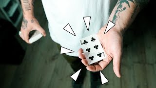 How to STEAL a playing card from the deck  Sleight of Hand Tutorial [upl. by Eibo]