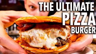 The ULTIMATE Pizza Burger Recipe [upl. by Cid531]