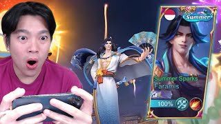 Review Skin Summer Faramis Efeknya Cakep Parah Coy  Mobile Legends [upl. by Iruy]