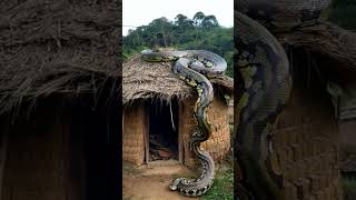 Imagine ça devant chez toi😥😱serpent animaux nature giant [upl. by Alak]