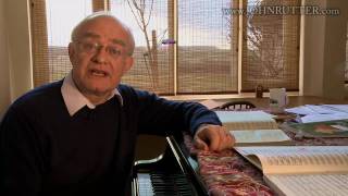 John Rutter on the Requiem 1 Impulse and influence [upl. by Alyssa93]