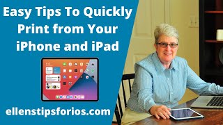 Easy Tips To Quickly Print From Your iPad and iPhone [upl. by Moonier]